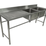 Lavafondo 2 tachos, secador izquierdo PROCHEF Cód.TS19060L2