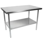 Mesón Centro 120x60x85 cms Acero Inoxidable línea ECO PROCHEF Cód.FSW-1200