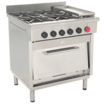 Cocina 4 platos 300x300 con plancha churrasquera MAIGAS Cód. 6EA50