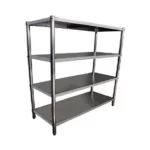 Repisa/Estante Lisa RSS-1000, 1000x500x1550 FULL SS Ecobeck