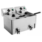 Freidora Eléctrica 2 Depositos Sobremesa KFE-8+8HQ Ecobeck