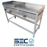 Churrasquera plancha a Gas de 50×140cm CH50140C Cousiño