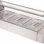 Baño Maria S/mesa HBM-23 Vidrio Recto, 3 DEP 1/2X10 Ecobeck