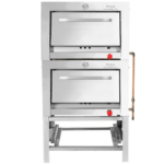 Horno Industrial Doble Cámara 65X65 a gas. Cód.HD2C65