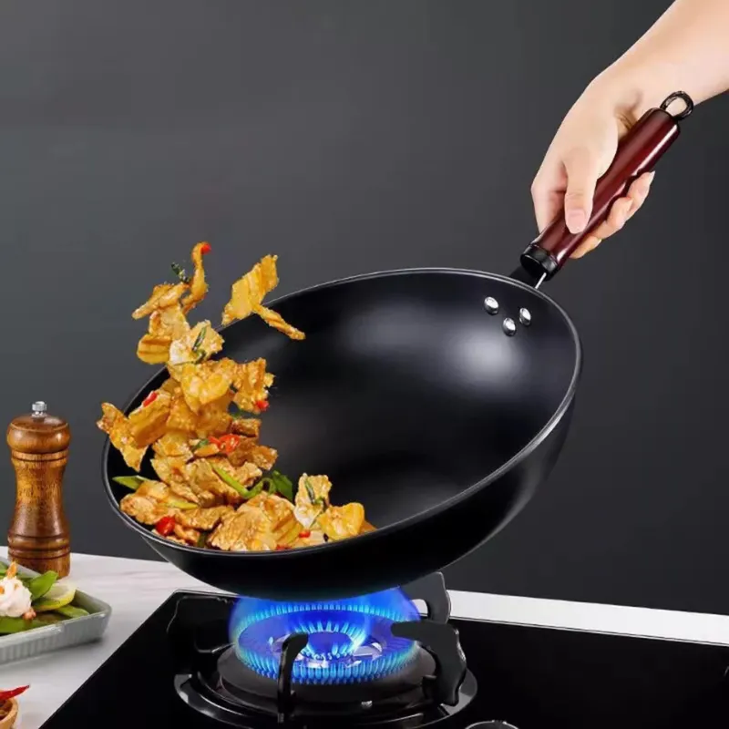 D_NQ_NP_2X_989186-MLC108095930172_032026-F-wok-32cm-acero-al-carbono-nitrificado-antiadherente-natural
